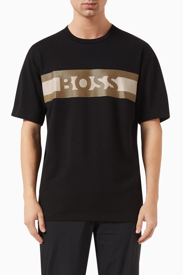 

Logo T-shirt in Cotton Jersey, Black