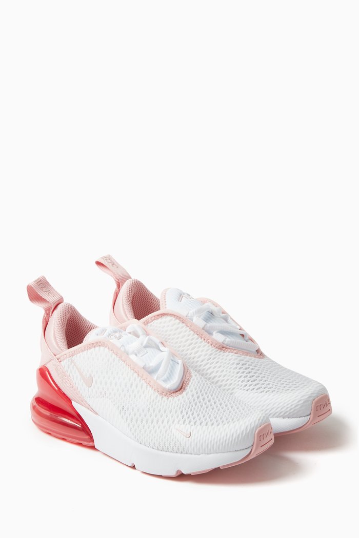 

Air Max 270 Sneakers in Mesh-knit, Pink