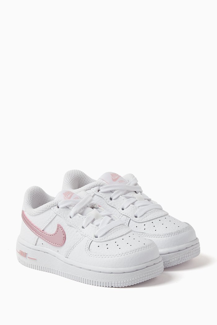 

Force 1 Sneakers in Leather, Pink