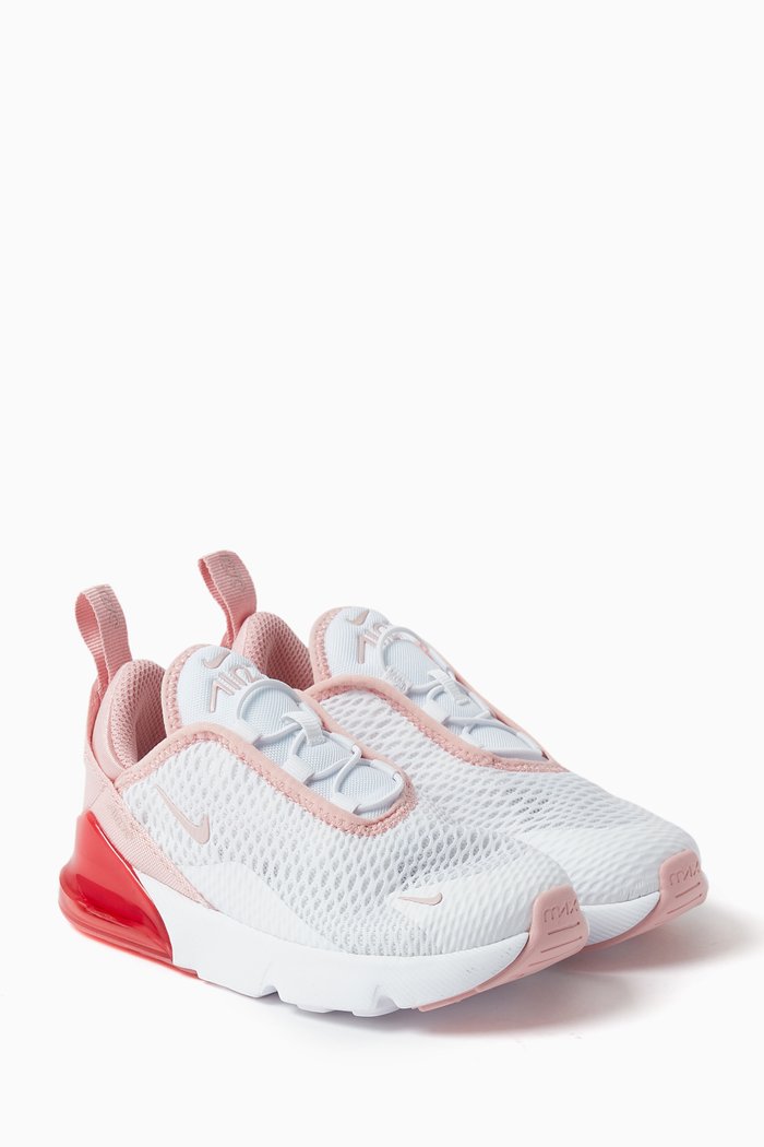 

Air Max 270 Sneakers in Mesh-knit, Pink
