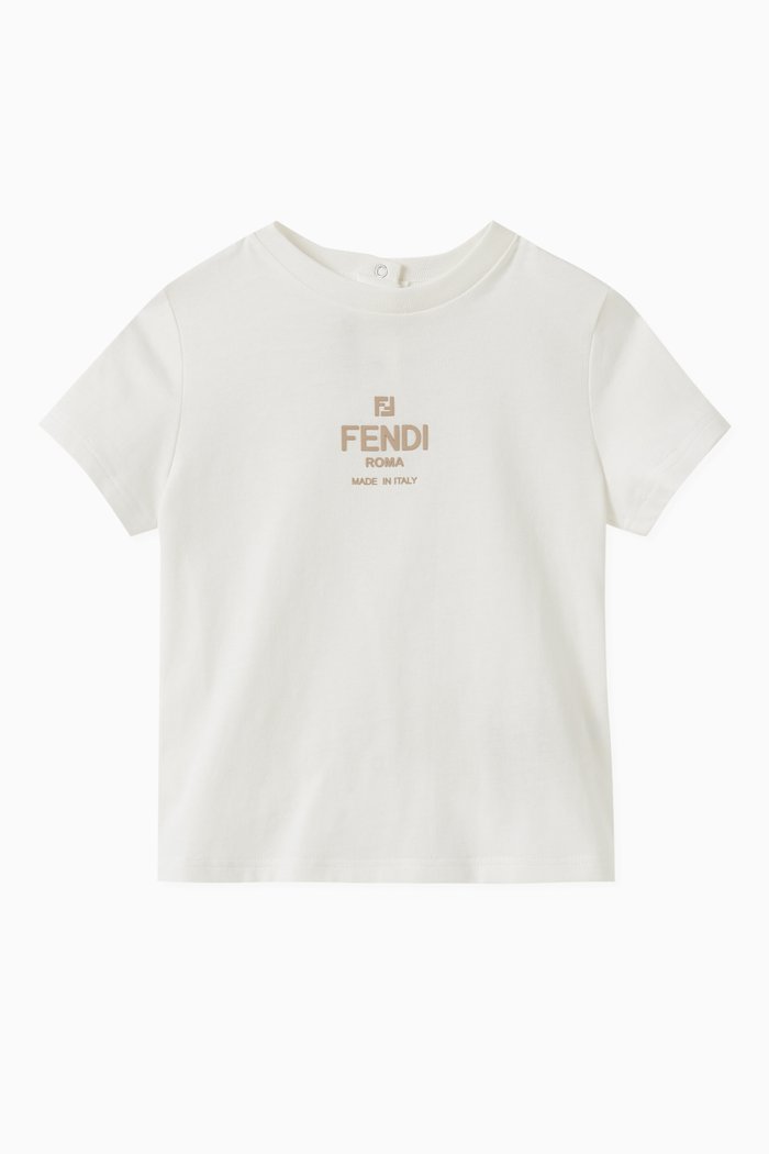 

Logo-print T-shirt in Cotton, White