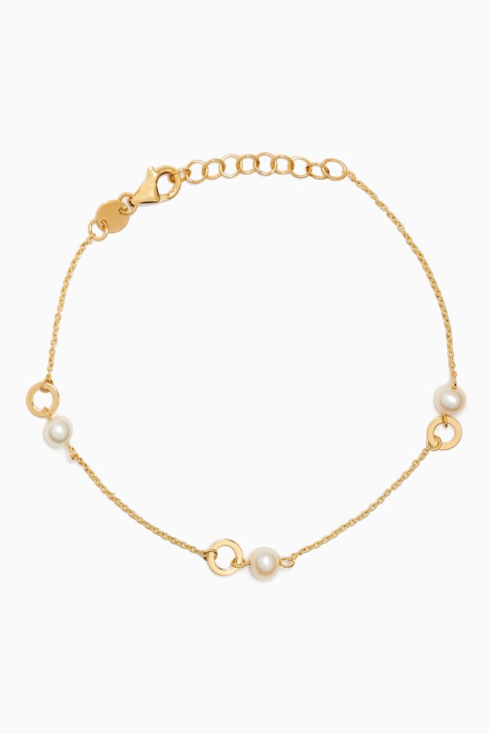 

Kiku Pearl Bracelet in 18kt Gold, Yellow