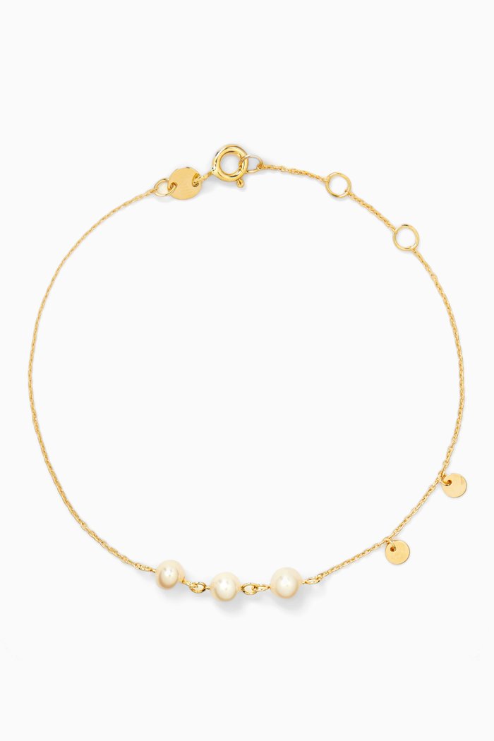 

Kiku Pearl Bracelet in 18kt Gold, Yellow