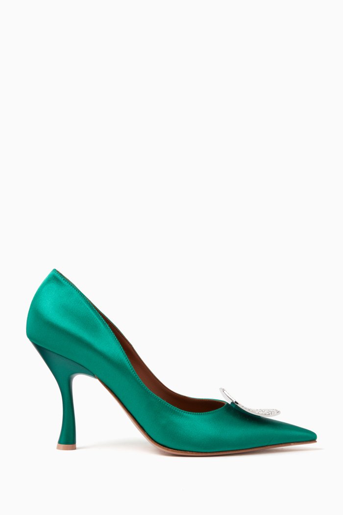

Vonn 90 Pumps in Satin, Green