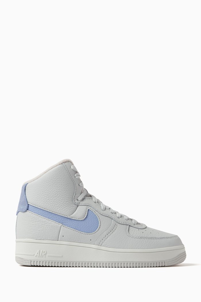 

Air Force 1 Sculpt High-top Sneakers in Leather, Blue