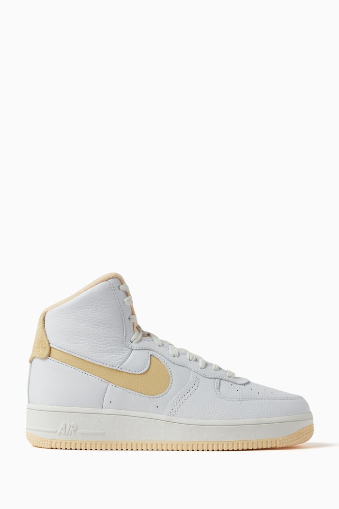 

Nike Air Force 1 High Sculpt Sneakers in Leather, Brown