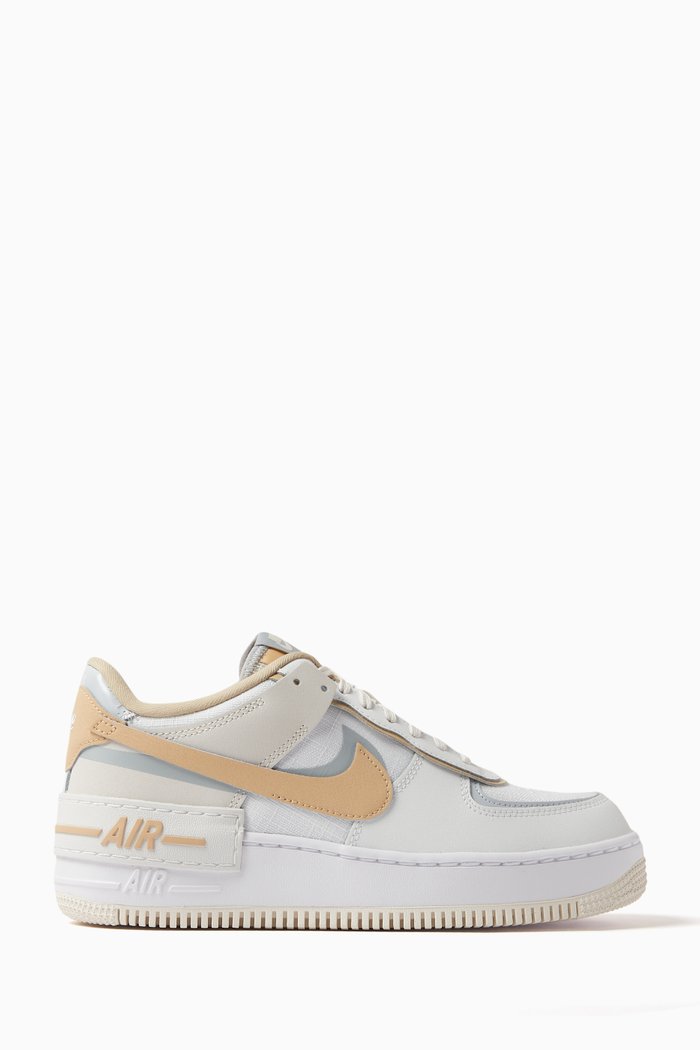

Air Force 1 Shadow Low-top Sneakers in Leather, White