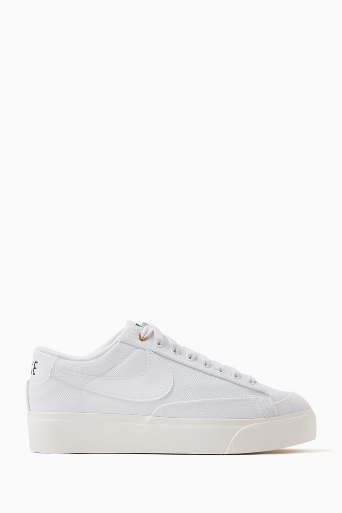 Blazer Low-top Sneakers in Canvas, White