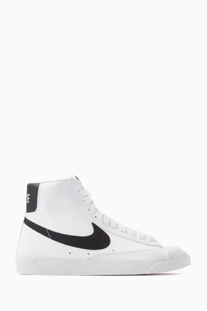 

Nike Blazer Mid '77 Next Nature Sneakers in Recycled Synthetic Leather, Black