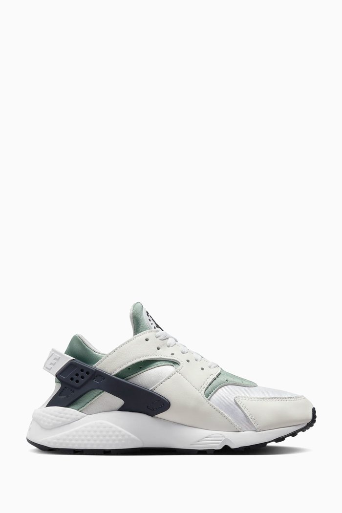 

Air Huarache Sneakers in Leather and Textile, White
