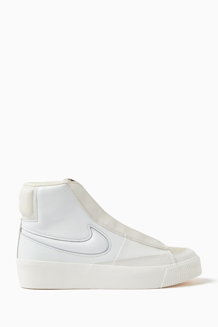 

Nike Blazer Mid Victory Sneakers in Leather, White