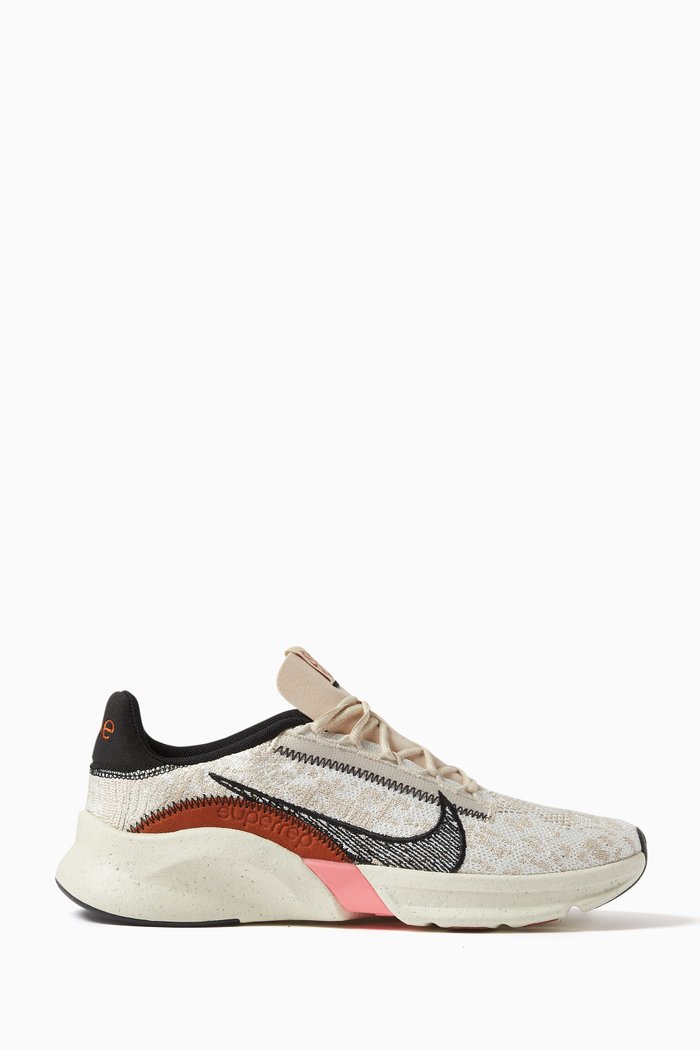 

SuperRep Go 3 Next Nature Sneakers in Flyknit Textile, Neutral