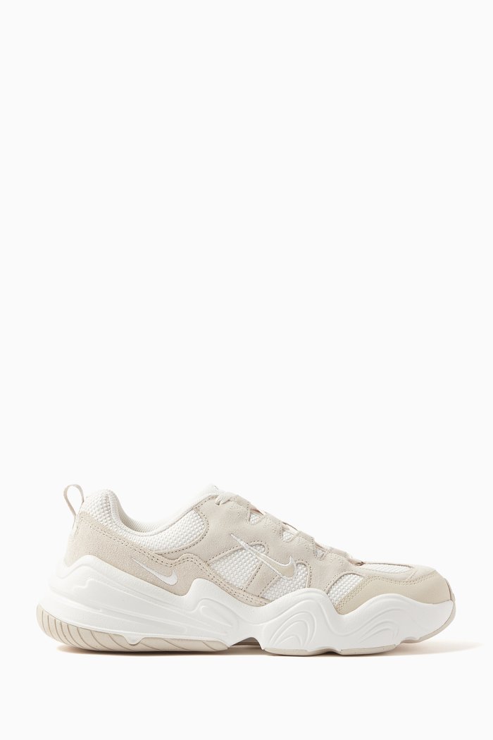 

Tech Hera Sneakers in Knit Mesh & Suede, Neutral