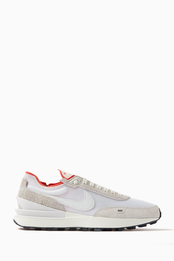

Waffle One Vintage Sneakers in Knit Textile, White