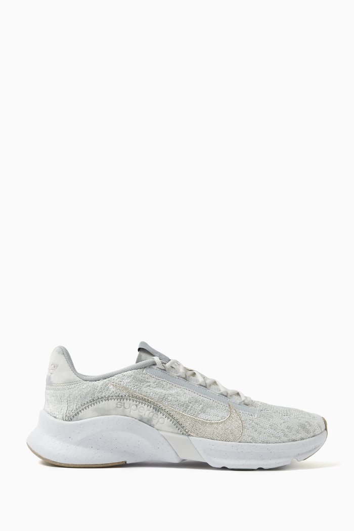 

SuperRep Go 3 Next Nature Sneakers in Flyknit Textile, Grey
