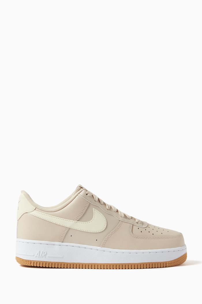

Air Force 1 '07 Sneakers in Smooth Leather, Neutral