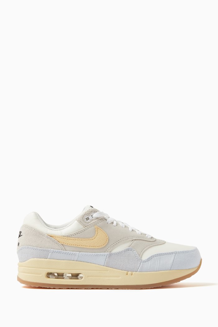 

Air Max 1 '87 Sneakers in Leather, Multicolour