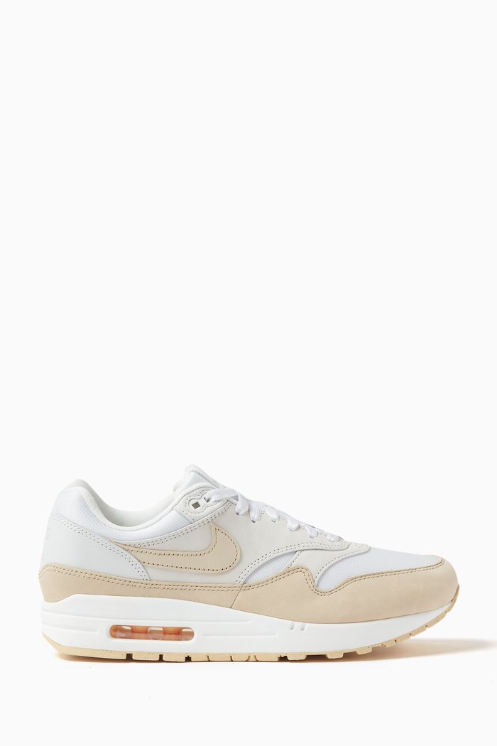 

Air Max 1 '87 Sneakers in Leather, White