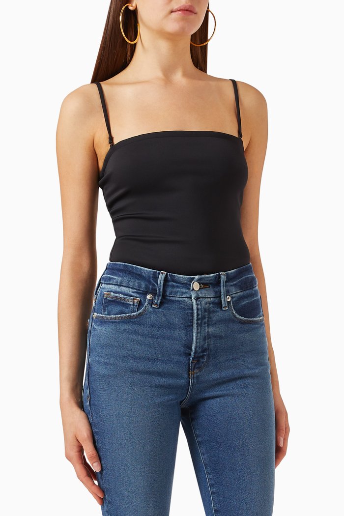 

Tube Bodysuit in Scuba, Black