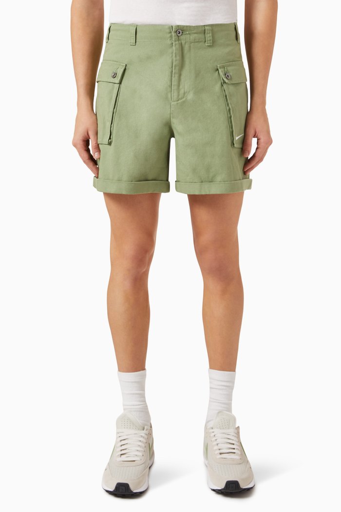 

P44 Cargo Shorts in Cotton, Green