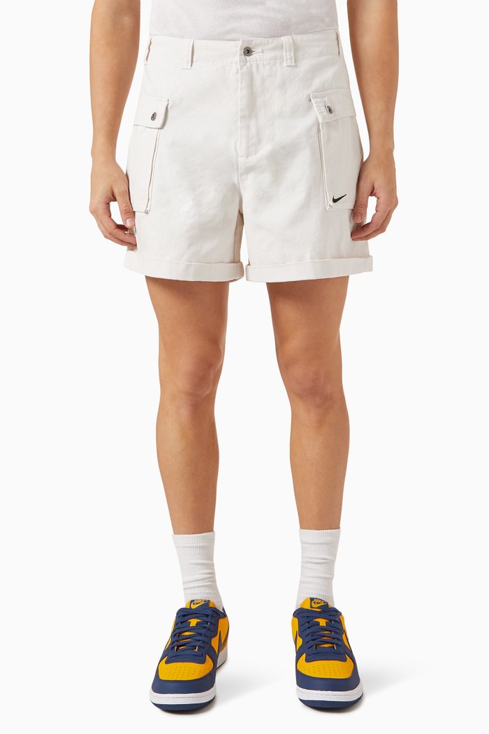 

P44 Cargo Shorts in Cotton, Neutral