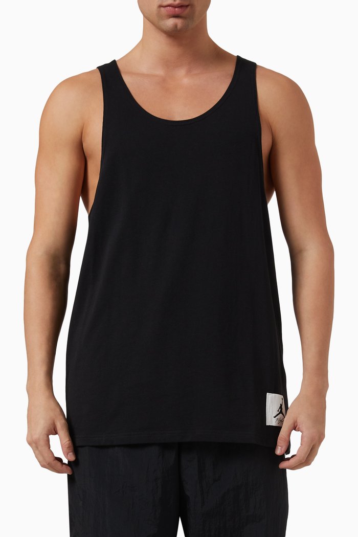 

Essentials Tank Top in Jersey, Black