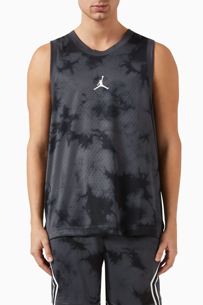 Relaxed T-shirt in Mesh Jersey, Grey