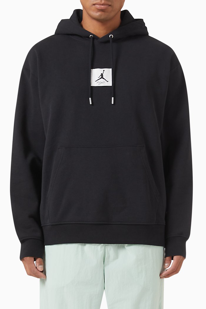 

Essentials Hoodie in French Terry, Black
