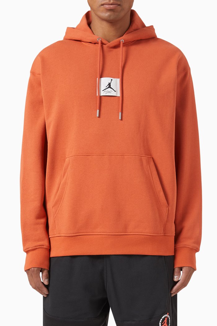 

Essentials Hoodie in French Terry, Orange