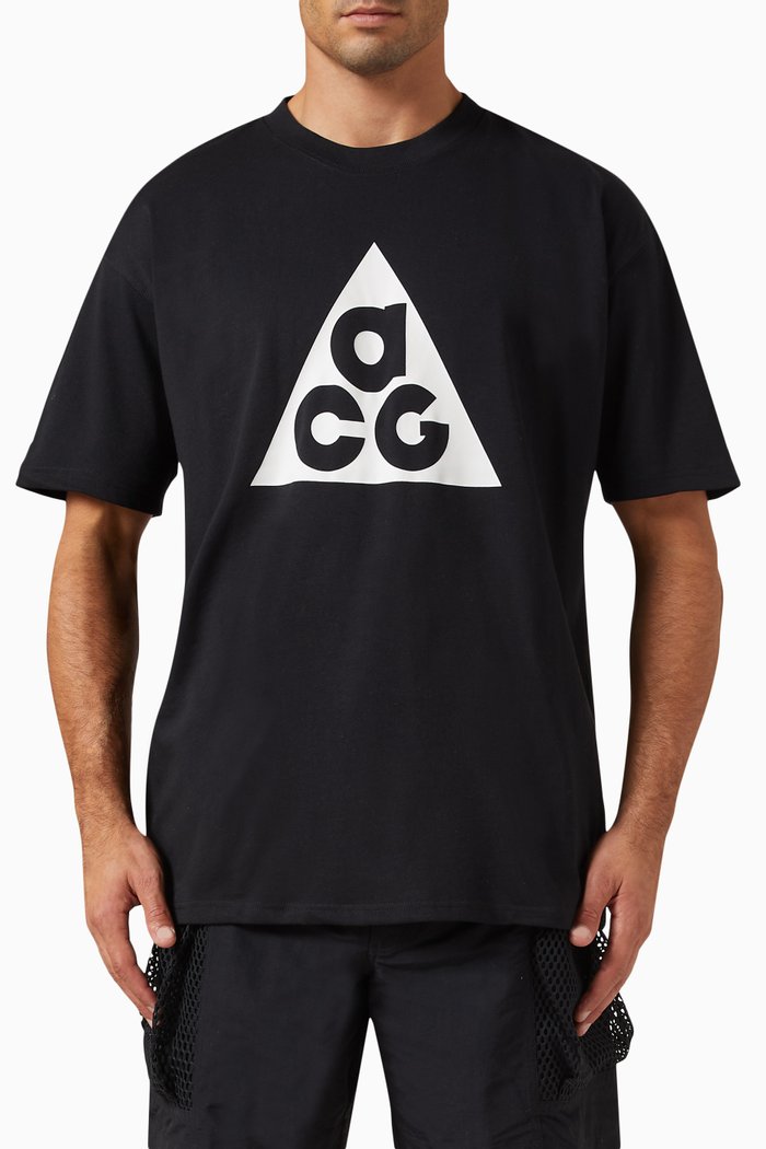 

ACG T-shirt in Cotton Jersey, Black