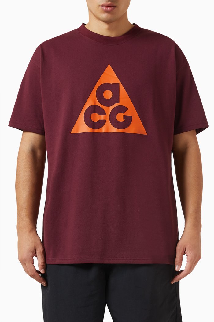 

ACG T-shirt in Cotton Jersey, Red