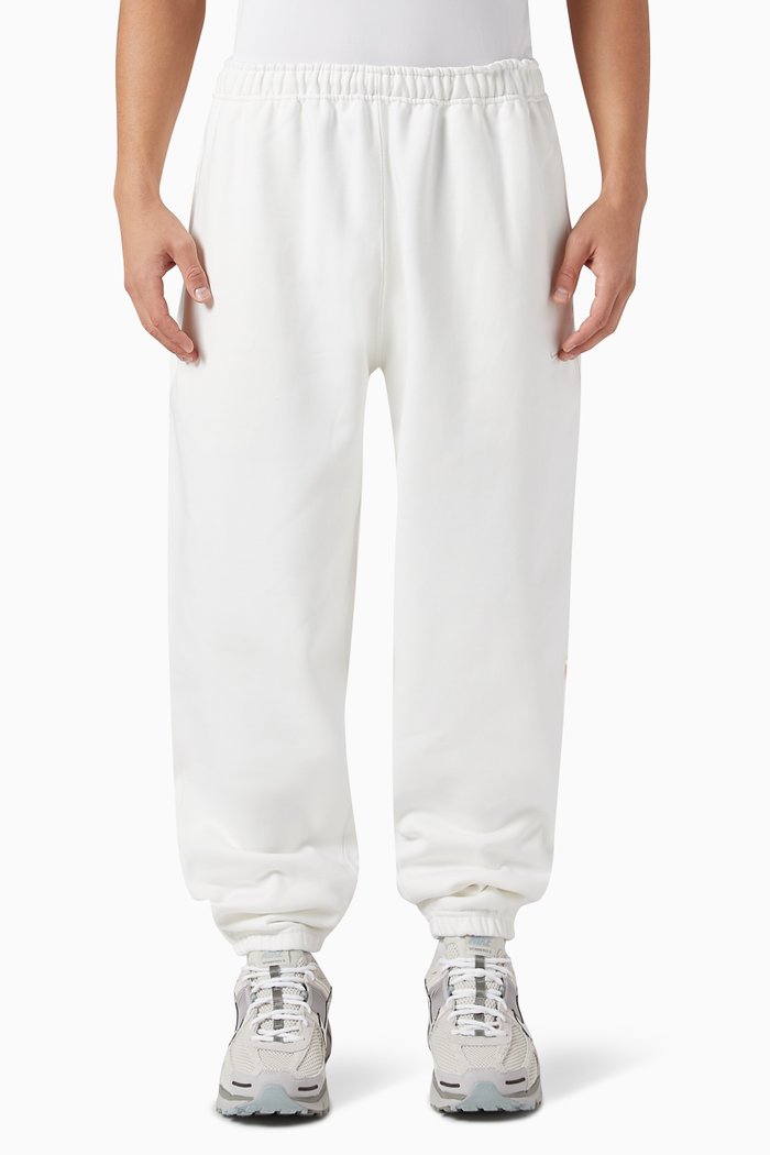 Nike Solo Swoosh Trousers in Cotton-blend Fleece, Neutral