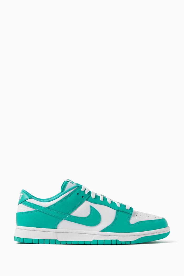 

Dunk Low Retro Sneakers in Leather, White