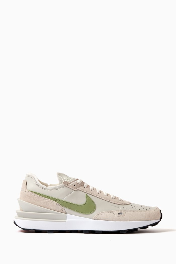 

Waffle One Sneakers in Leather, Neutral