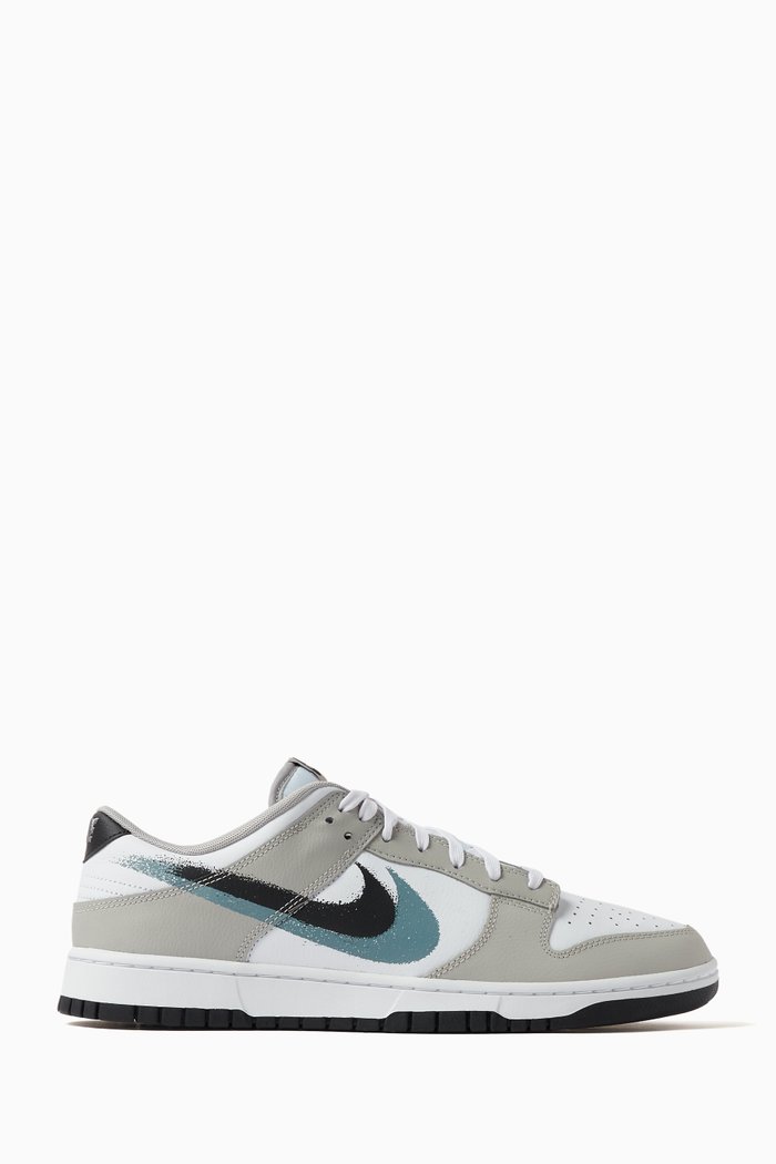 

Nike Dunk Low Sneakers in Leather, Multicolour