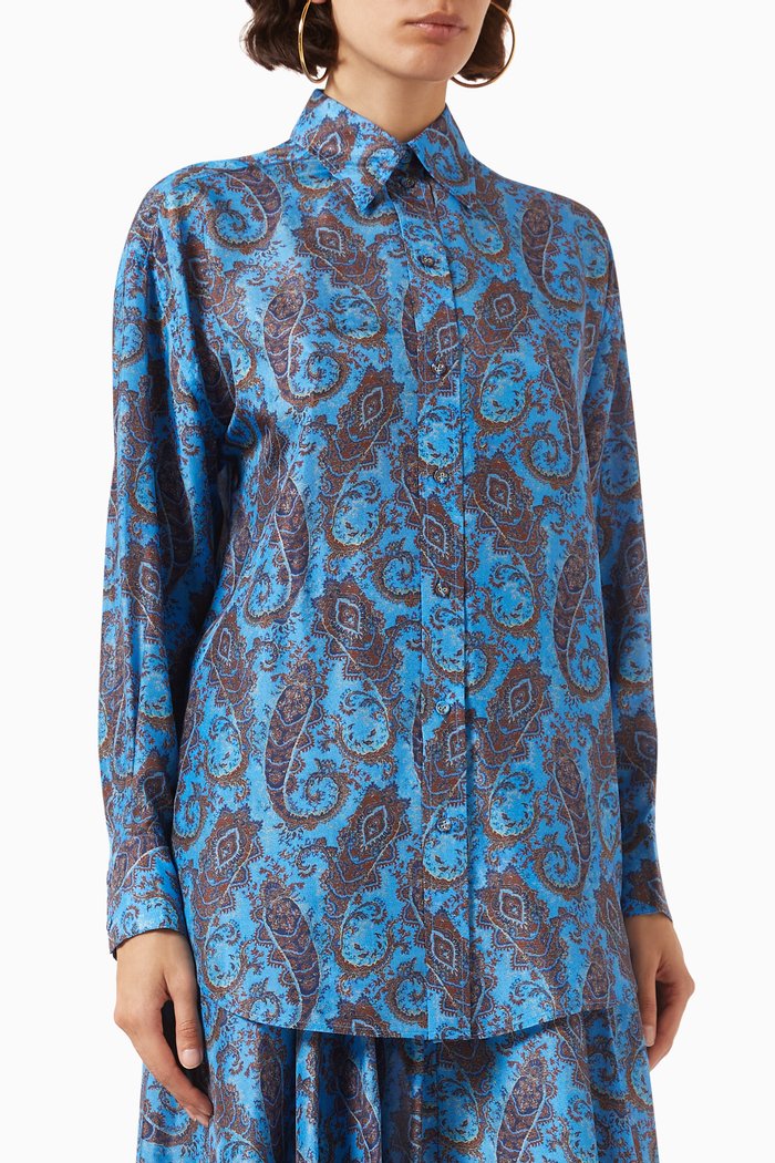

Devi Paiseley-print Shirt, Multicolour