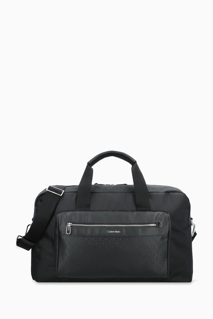 

CK Elevated Weekender Travel Bag in Fabric, Black