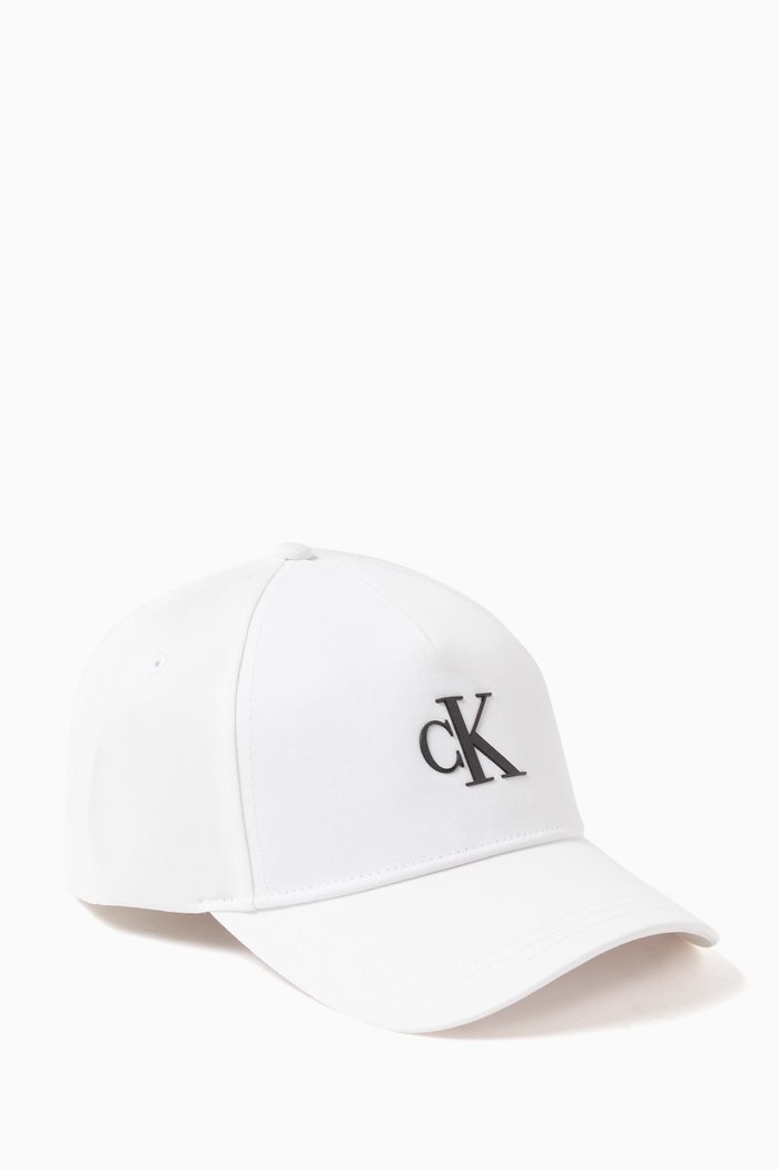 

Archive Logo Cap in Gabardine, White