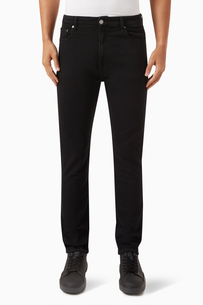 

Tapered Jeans in Denim, Black