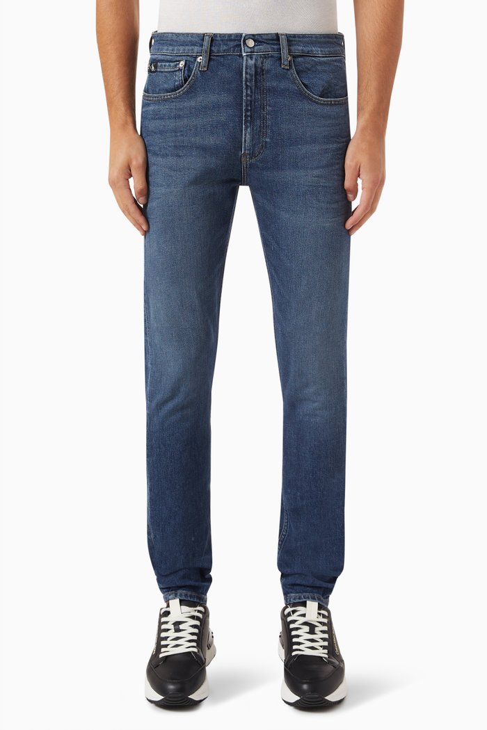 

Slim-fit Tapered Jeans, Blue