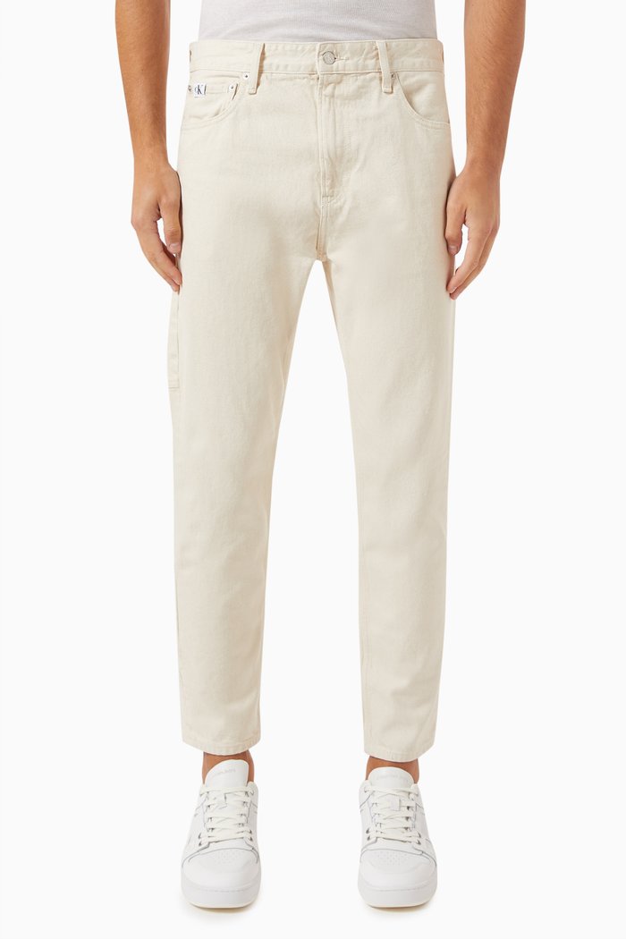 Mid-rise Dad Jeans, Neutral