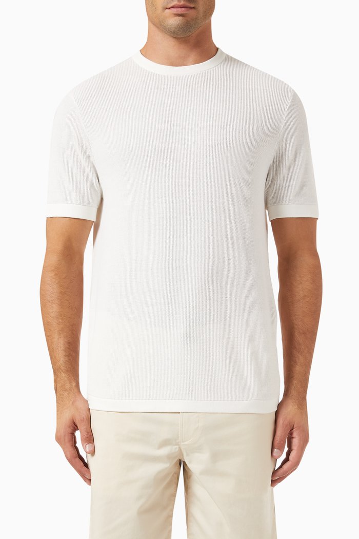 

Myhlo Breach T-shirt in Cotton Blend, Neutral
