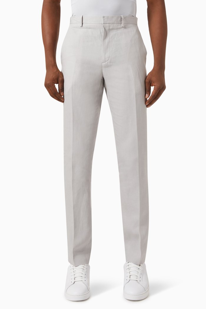 

Mayer Pants in Linen, Grey