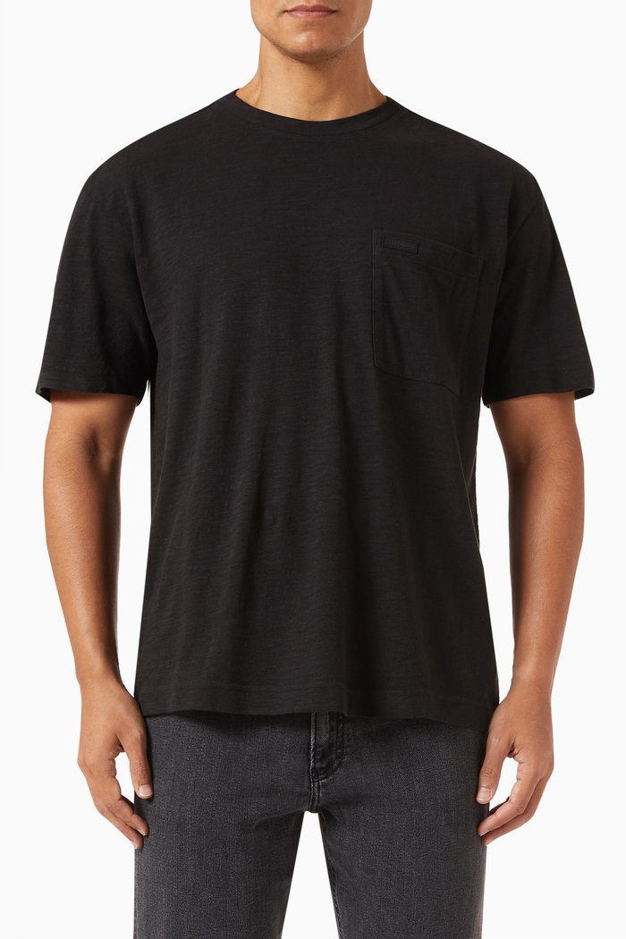 

Pocket T-shirt in Organic Cotton, Black
