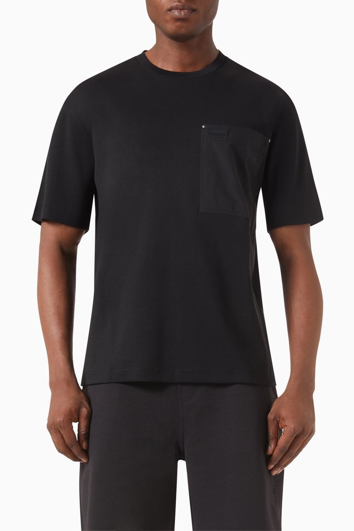 

Workwear Pocket T-shirt in Cotton, Black