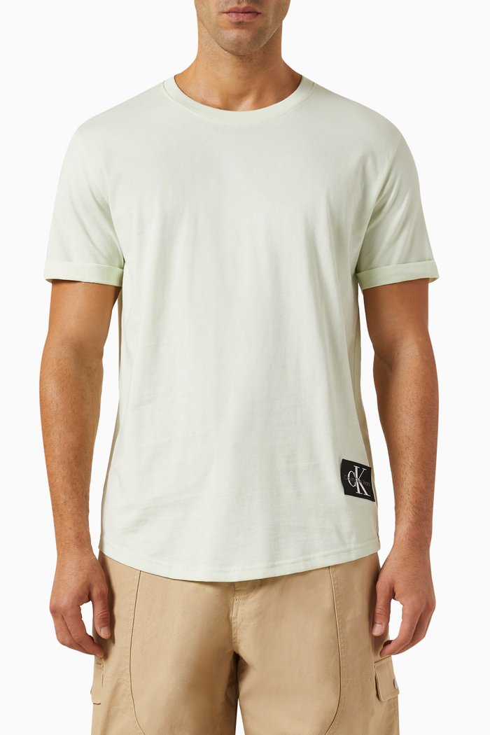 

Logo Patch T-shirt in Cotton, Green