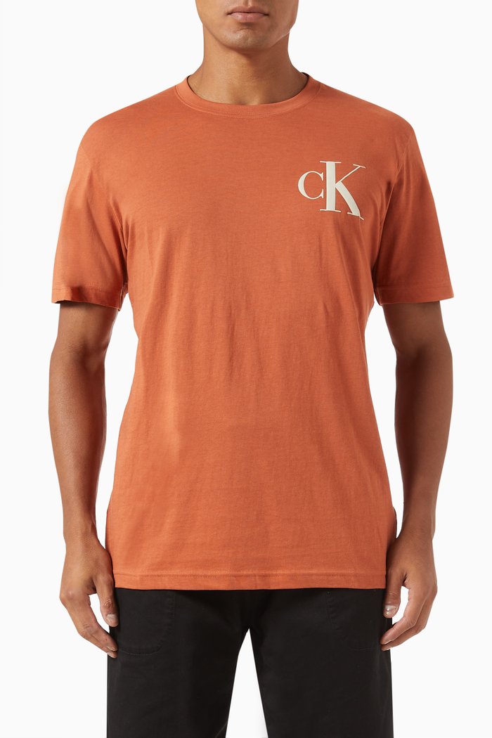 

Monogram T-shirt in Cotton-jersey, Brown
