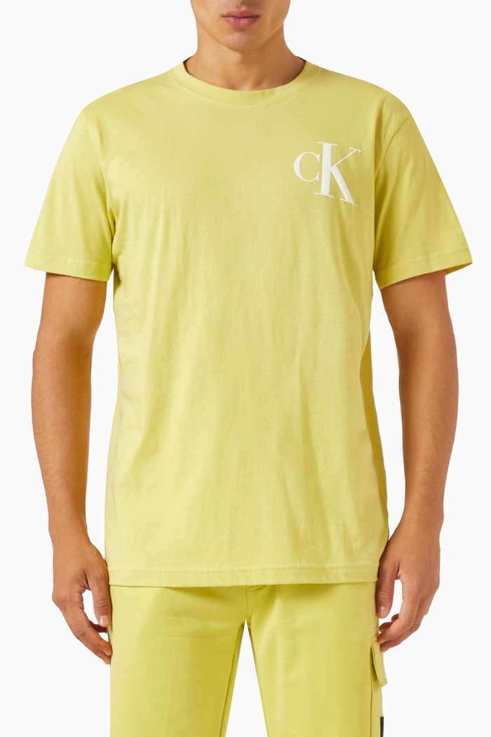 

Monogram T-shirt in Cotton-jersey, Gold