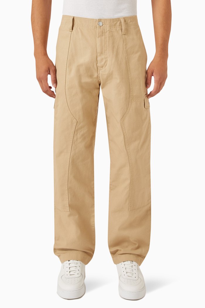 

Carpenter Cargo Pants in Cotton-canvas, Neutral