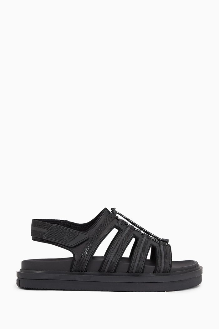 

Hiking Sandals in Leather, Black
